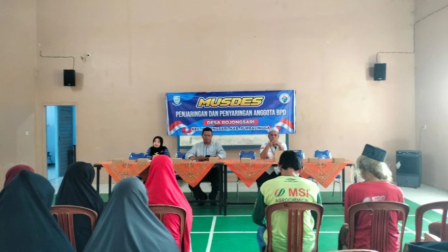 Persiapan Pengisian Keanggotaan, Pemdes Bojongsari Gelar Musdes Pembentukan Panitia Penjaringan BPD
